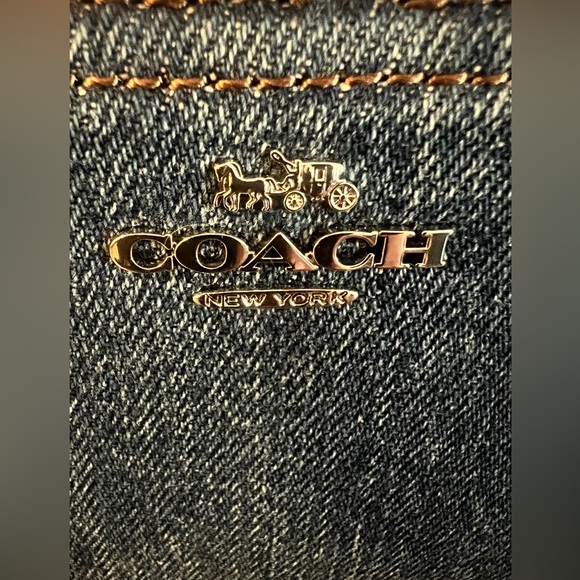Coach Denim Snap Wallet (NWT) - Picture 10 of 10